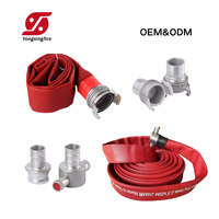 Vente directe d'usine, tuyau de type 3 de 65 mm avec raccords instantanés, 20 m, 30 m, tuyau recouvert de caoutchouc nitrile, haute résistance à l'abrasion
