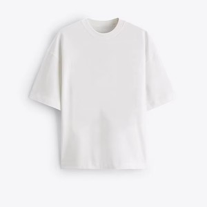 Wholesale 100% Cotton Heavyweight T-Shirt High Quality Men's <b>Plain</b> Oversized Blank Custom Printing <b>Tshirt</b> - Product Image 1