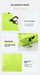 Folding <b>Cushion</b> <b>Outdoor</b> Portable Polyester <b>Waterproof</b> Picnic Mat Ultra-Light Small Pocket Tray Storage Camping Hiking - Product Image 3