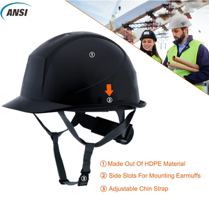 Casco de Seguridad Circular de ABS Dieléctrico Clase E HIGHVIZ, Suspensión de 6 Puntos, Protección Contra Descargas Eléctricas y Choques, para Linieros Eléctricos - Product Image 2