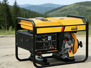 Generatore Diesel Portatile 1.8kW, Monofase 110/220/230/380V, 50/60Hz, Raffreddato ad Aria, 4 Tempi, Monocilindrico, Telaio Aperto - Product Image 2