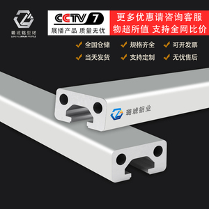 โปรไฟล์อลูมิเนียม Luhu 10x20 สำหรับงานอุตสาหกรรม  โครงสร้างอลูมิเนียมอัดขึ้นรูปสำหรับอุปกรณ์อัตโนมัติ รางนำทาง - Product Image 1
