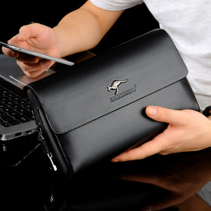 <span class=keywords><strong>Sachi</strong></span> Kangaroo Nuevo Bolso de Mano para Hombre, Estilo Casual y Moderno, Anti-Robo, con Cierre de Cremallera de PU, Unisex, Envío Directo - Product Image 1
