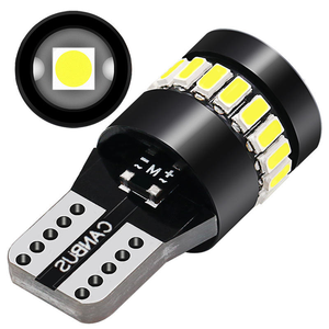 Feu de position LED T10 avec 18 SMD 3014/3030 et lentille - 12-18V, remplacement pour feux de plaque d'immatriculation et feux d'instrumentation - Product Image 6
