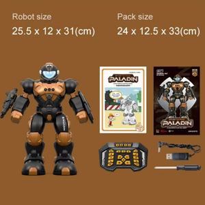 Robot de Juguete Eléctrico RC Inteligente con Control por Voz 2.4G, Luces LED, Canto, Baile y Funciones Educativas para Niños BG1548 - Product Image 4