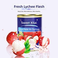 Groothandel 567g Geconserveerde Lychees in Sirop Hoge Kwaliteit Gehele Lychees Ingeblikt Fruit voor Supermarkt Ondersteuning OEM Private Label Export