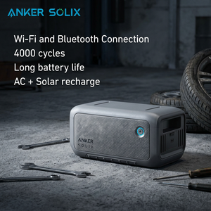Générateur solaire Anker Solix 2048Wh certifié UKCA CE, batterie LFP 2400W, prise UK, hors réseau, alimentation de secours d'urgence - Product Image 1