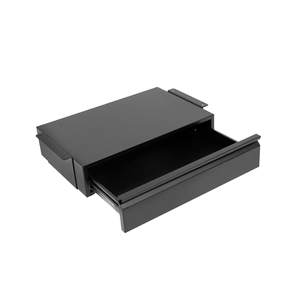 JH-Mech <span class=keywords><strong>Kit</strong></span> de tiroirs coulissants personnalisés de haute qualité en acier allié enduit de poudre noire de 11lb sous le <span class=keywords><strong>tiroir</strong></span> de bureau avec étagère - Product Image 1