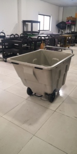 Hot Verkoop Muti-Functionele Industriële <span class=keywords><strong>Plastic</strong></span> Lade Kar Met 4 Wielen Utility Wasserij Trolley, Tilt Truck - Product Image 3