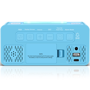 RGB rung Đồng Hồ Báo Thức Lớn lớn in bàn đồng hồ - Product Image 3