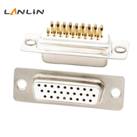 Adaptateur DB26 à trois rangées, connecteur mâle et femelle, adaptateur de connexion par borne
