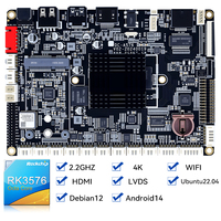 Placa de Desarrollo Android 14 RK3576 Rockchip, Placa Industrial para Tablet PC, Computadora Linux con 8GB 128GB de Almacenamiento, 7x24h