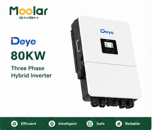 อินเวอร์เตอร์ไฮบริดสามเฟส Deye 80KW ตัวแปลงไฟพลังงานแสงอาทิตย์แบบ DC เป็น AC ระดับอุตสาหกรรม - Product Image 1