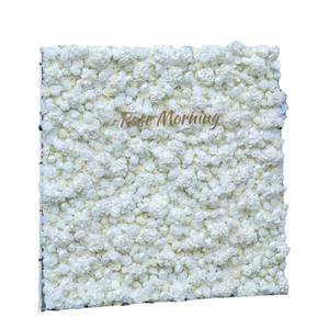 ราคาขายส่ง ผนังดอกไม้ประดิษฐ์ ดอกกุหลาบขาว ดอกไม้ประดิษฐ์สำหรับตกแต่งงานแต่งงาน - Product Image 6