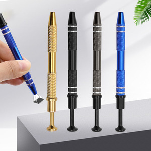Pince de préhension électronique à quatre griffes de type stylo pour composants, extracteur de CI, pince à puces, outil de bijouterie, forme ronde Z001 - Product Image 2