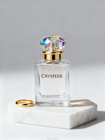 Bouteilles de parfum en verre carrées de 100ml vides avec bouchon couronne diffuseur de roseau prêt boîte de parfum unique de haute qualité