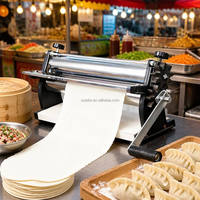 Machine à pâte manuelle 40 cm en acier inoxydable, presse à pâtes manuelle pour Chin Chin, Samosa, peau de ravioli, Roti