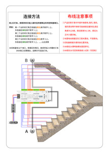 Sensor de Movimiento PIR <span class=keywords><strong>HELAN</strong></span>, Regulador de Iluminación para Escaleras de 32 Pasos, Controlador Automático Inteligente para Tiras LED con Carga Máxima de 350W, Garantía de 2 Años - Product Image 3