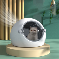 Cage de séchage de toilettage pour chat Support automatique Machine en plastique Boîte de toilettage à air Sèche-cheveux portable pour animaux de compagnie