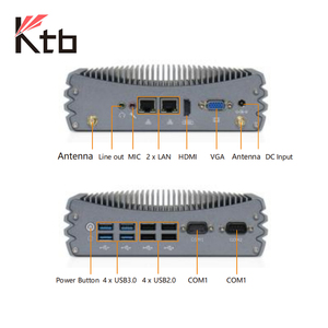 KTB-422-8U <span class=keywords><strong>Mini</strong></span> <span class=keywords><strong>PC</strong></span> industriel 8e génération avec double LAN, 8 ports USB, double affichage, système de contrôle numérique d'automatisation industrielle IPC - Product Image 2