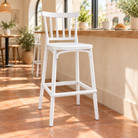 Tabouret de bar moderne en plastique PP Jietuo pour salon et usage commercial, durable, écologique, disponible en plusieurs couleurs