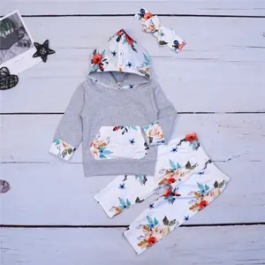 New fashion Casual Kids Clothes Spring Autumn Fashion Design Boutique Clothing For 1-3y Boys Long Sleeve Clothing Sets