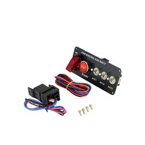 Interruptor de Encendido de Fibra de Carbono RACING KG15 KG16 KG17 KG18 Solo para Uso en Carreras, Interruptor Combinado Multifunción - Product Image 5