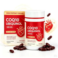 Ubiquinol CoQ10 en gélules à absorption maximale, coenzyme Q10 active, soin cardiaque, énergie cellulaire, antioxydant, complément alimentaire, 60 gélules