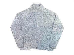 Suéter de Punto Personalizado con Logotipo para Hombre, Estilo Urbano, Cuello Alto, Cierre Completo, Informal, para Otoño e Invierno, Transpirable - Product Image 6