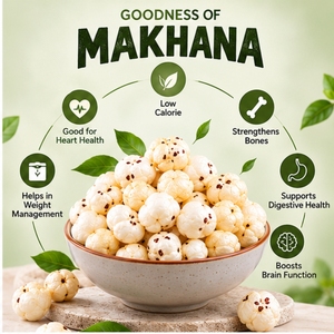 Paquete Familiar de Makhana para un Snack Saludable, Ideal para Asar, Cocinar, Servir en Fiestas y Uso Diario en el Hogar - Product Image 5