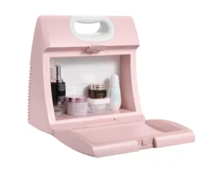 Portable household mini fridge skincare cosmetic refrigerator with handle design