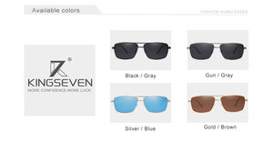 Pour KINGSEVEN <span class=keywords><strong>2021</strong></span> hommes classique carré lunettes de soleil polarisées bloquant UV lunettes de conduite pour femmes modèle 7906 Polycarbonate - Product Image 6