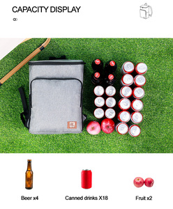 Zaino Termico Portatile Personalizzato, <span class=keywords><strong>Borsa</strong></span> Isolante Riutilizzabile in Alluminio Ecologica per Viaggi e Campeggio, Impermeabile e Antiperdita - Product Image 4