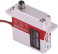 Servo numérique KST DS145MG 6V haute précision en alliage d'aluminium et acier trempé, 5 kg, 0,12 SEC, Chine continentale, pour planeur, drone, voiture