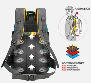 Mochila Deportiva de Senderismo de Montaña de 60L, Impermeable, Multifuncional, Ligera, de Alta Calidad y Duradera, con Logotipo Personalizado - Product Image 3
