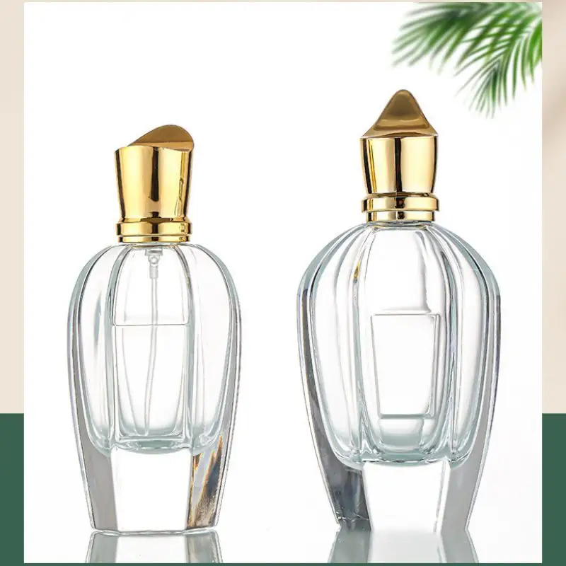 Özel tasarım 60ml 100ml cam lüks buzlu parfüm temizleme atomizer sprey şişeleri parfum şişe manyetik kap için parfum
