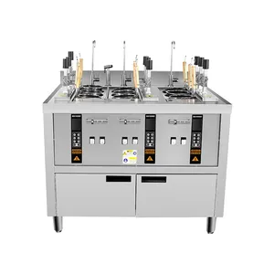 large cooking area pizza oven outdoor fast heating kitchen cooking robot hotel cooking machine