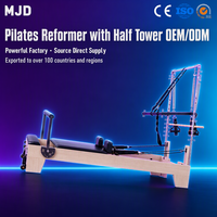 Reformer de Pilates en bois d'érable OEM ODM avec demi-tournebrise pour distributeurs d'équipements de Pilates, acheteurs en gros et marques privées