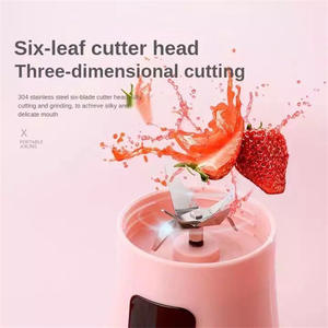 Utensilio de <span class=keywords><strong>Cocina</strong></span>, Mini Exprimidor de Frutas Eléctrico Portátil USB Plegable, Licuadora de Frutas Portátil - Product Image 4