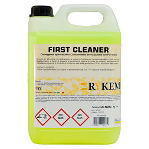 น้ำยาทำความสะอาดพื้นฆ่าเชื้อ RYKEM FIRST CLEANER 5 กก. น้ำยาทำความสะอาดพื้นแบบฟองน้อย สำหรับเครื่องทำความสะอาดพื้น ความเข้มข้นสูง มาตรฐาน HACCP - Product Image 1