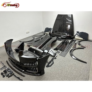 Kit carrosserie en fibre de carbone forgée style MSY 2025 avec grille centrale de phare pour Rolls Royce Cullinan 2019-2024 - Product Image 3