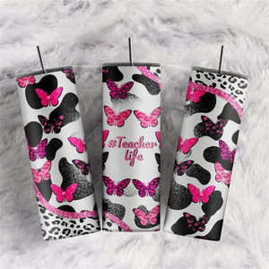 Papier de transfert personnalisé pour gobelets en vinyle UV DTF pour 16oz 20oz 24oz Libbey tasses en verre tasses à café gobelets autocollant - Product Image 5