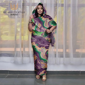 Toub WEIWEI De Haute Qualité Pour Femmes Soudanaises, Style Sexy à Imprimé Floral Pour Femmes D'Afrique De L'Ouest - Product Image 1