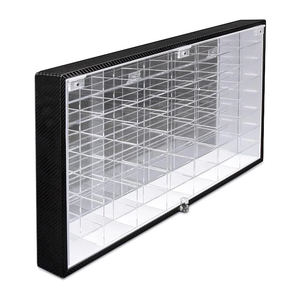 Vitrine murale en acrylique pour voitures miniatures 1/64, 56 emplacements, compatible avec les collections Hot Wheels et Matchbox - Product Image 2