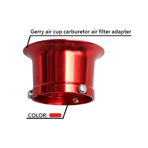 LINGQI RACING <span class=keywords><strong>Carburateur</strong></span> de moto, filtre à air, embout d'admission, corne, trompette pour moto tout-terrain - Product Image 6