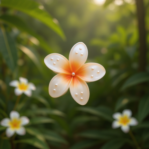 Pince à cheveux Angelina Frangipani Pearl Claw Clip 8 cm pour femmes, accessoires de mode pour cheveux - Product Image 2