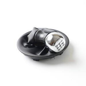 Pommeau de levier de vitesse de voiture en acier inoxydable ergonomique, poignée de remplacement pour Peugeot - Product Image 1