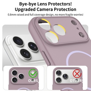 Funda Magnética para Teléfono con Orificio para Cordón, Botón de Control de Cámara y Carga Inalámbrica para <span class=keywords><strong>iPhone</strong></span> <span class=keywords><strong>14</strong></span> 15 16 <span class=keywords><strong>Plus</strong></span> 17 Pro Air Pro Max - Product Image 2