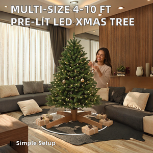 Support en métal et bois de hêtre avec pointe, support robuste pour sapin de Noël, base de support pour sapins vivants, base de support pour sapin de Noël - Product Image 3