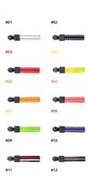 Tirette de fermeture éclair en sangle tissée Lanke, tête de fermeture éclair, tirette de fermeture éclair en sangle tissée DIY avec accessoires pour vestes et sacs à dos d'extérieur